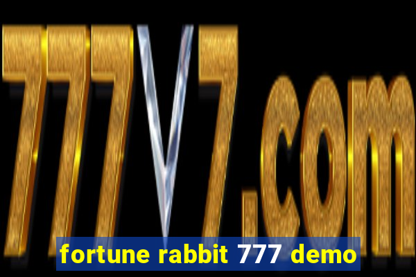 fortune rabbit 777 demo